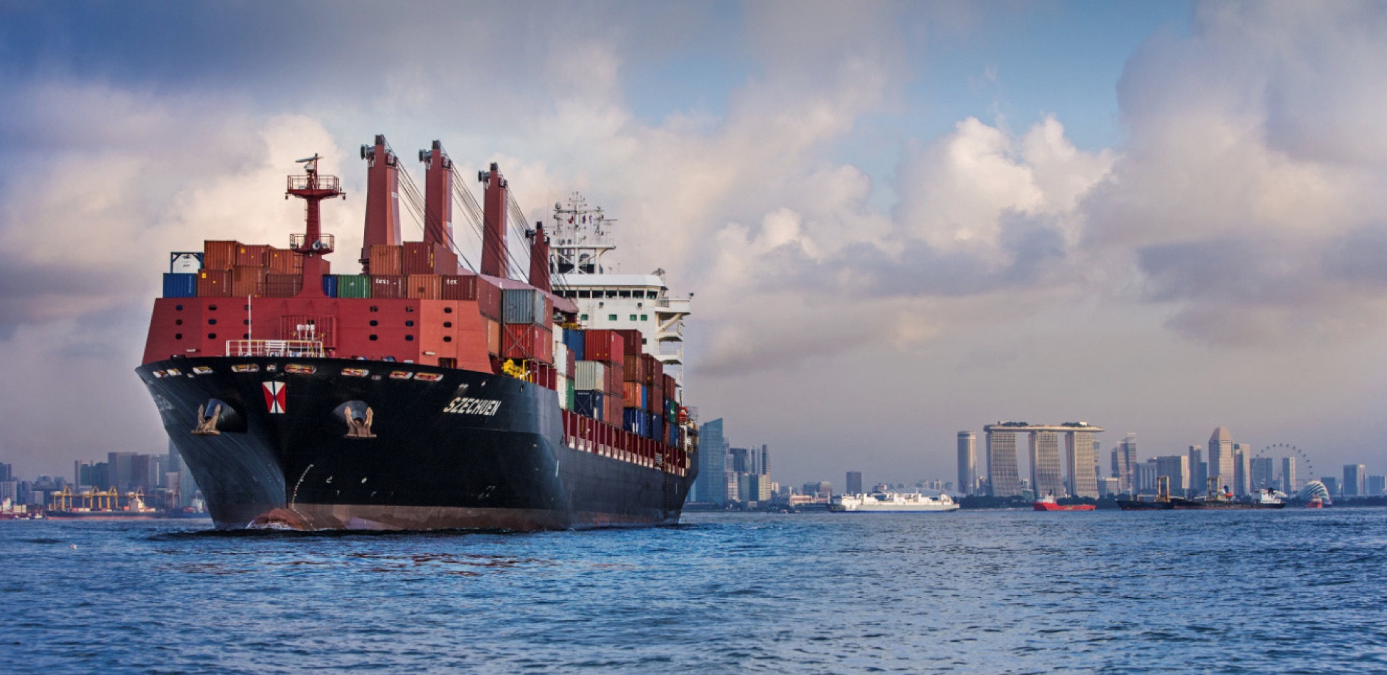 Swire Shipping vessel at sea